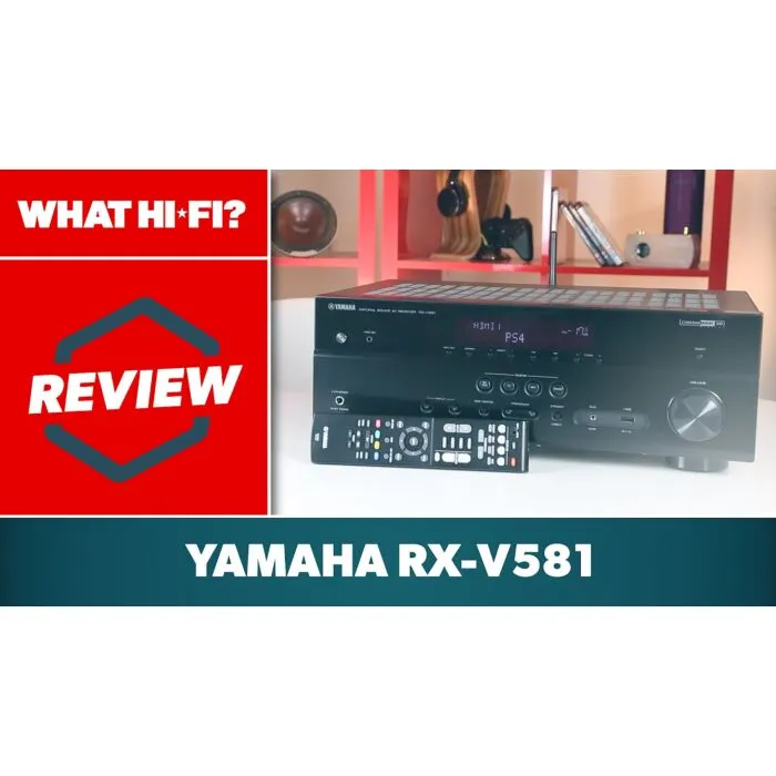 【KAYU商品】AVレシーバー RX V581 yamaha rx-v581 bl av receiver | TeclaCenter Instrumentos Musicais