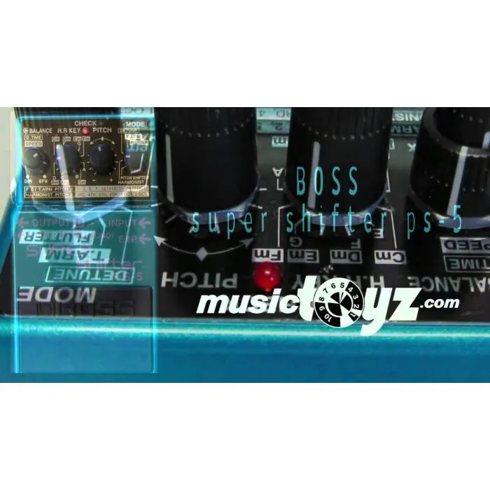 Pedal de efeito Roland Boss PS-5 Super Shifter | TeclaCenter Inst