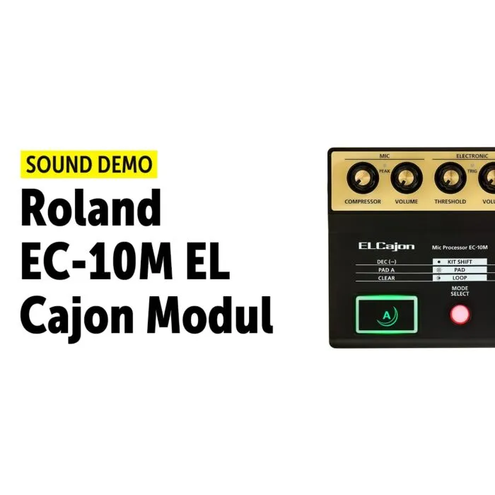 Processador de microfone para cajón Roland EC-10M El Cajon | Tecl