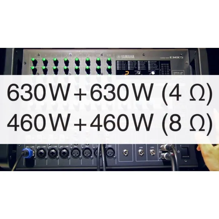 yamaha emx5 mixer amplificador 1260watts | TeclaCenter Instrument