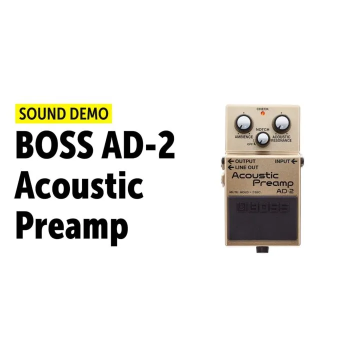 Roland Boss AD-2 Acoustic Preamp Pedal | TeclaCenter