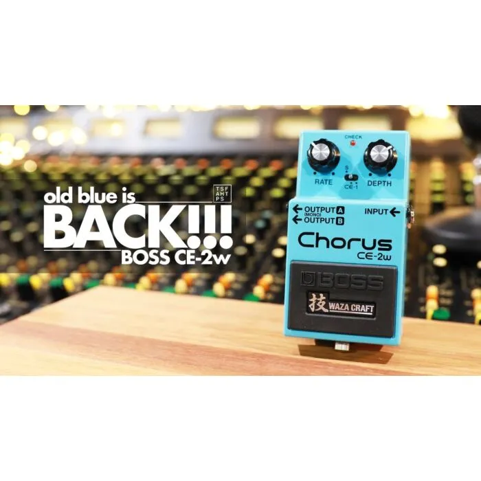 Roland Boss CE-2W Chorus Pedal - Classic Tone with Modern Feature