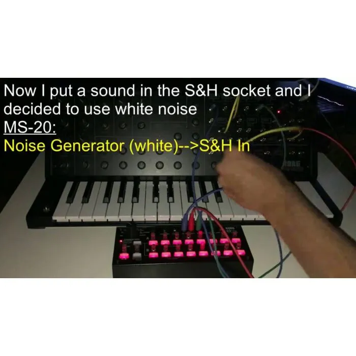 korg ms-20 mini + sq-1 modulo sequenciador analógico