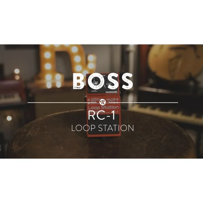Loop Station Roland Boss RC-1-BK Limited Edition Black - Áudio e