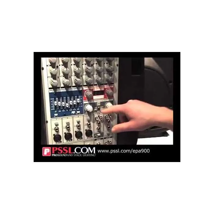 Sistema de Som Behringer Europort EPA 900 Potência Sonora Incrí