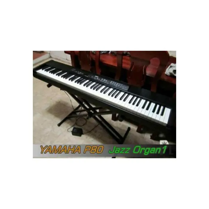 Piano Digital Yamaha P-80 88 teclas com peso de piano acústico |