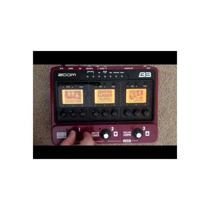 zoom b3 pedaleira | TeclaCenter Instrumentos Musicais