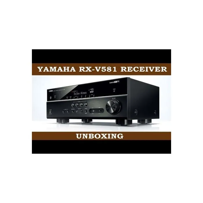yamaha rx-v581 bl av receiver | TeclaCenter Instrumentos