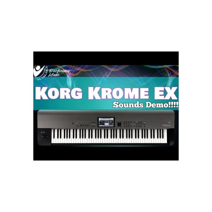 teclado workstation korg krome-88 ex - preto | TeclaCenter Instru