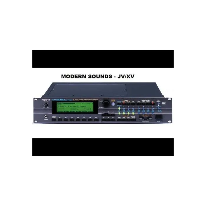 Módulo de sons Roland JV-1080: qualidade e versatilidade em um só