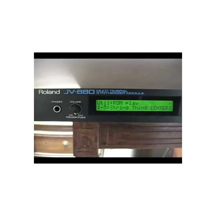 Módulo Sintetizador Roland JV-880 - Qualidade Profissional em sua