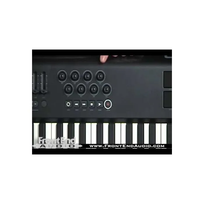 M audio Axiom61 midiキーボード Controlador MIDI M-Audio Axiom 61 com teclas sensíveis à