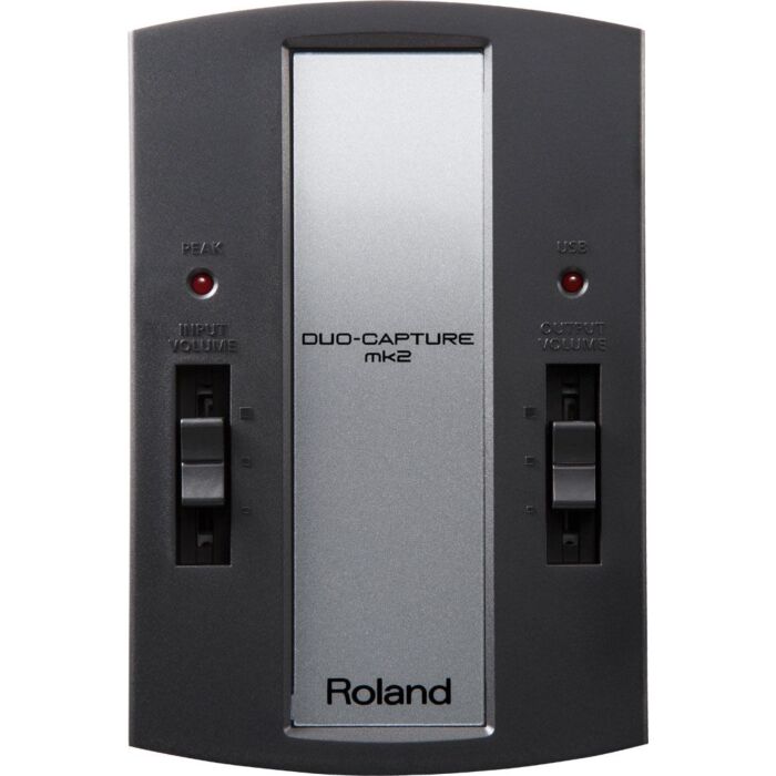 A Roland Duo-Capture MK2 é uma interface de áudio USB compacta e portátil, ideal para gravação de áudio em casa ou em movimento. Com duas entradas de microfone/linha e uma saída de fone de ouvido, ela oferece uma qualidade de som cristalina e baixa latênc A Roland Duo-Capture MK2 é uma interface de áudio USB compacta e portátil, ideal para gravação de áudio em casa ou em movimento. Com duas entradas de microfone/linha e uma saída de fone de ouvido, ela oferece uma qualidade de som cristalina e baixa latênc