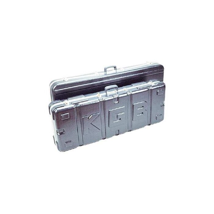 O hard case KGB 5/8 é um produto da linha KGB, feito em PSAI na cor preta e com acabamento em alumínio. Totalmente resistente, conta com fechos importados na cor prata. Ideal para proteger instrumentos musicais, é uma opção de qualidade e segurança para t