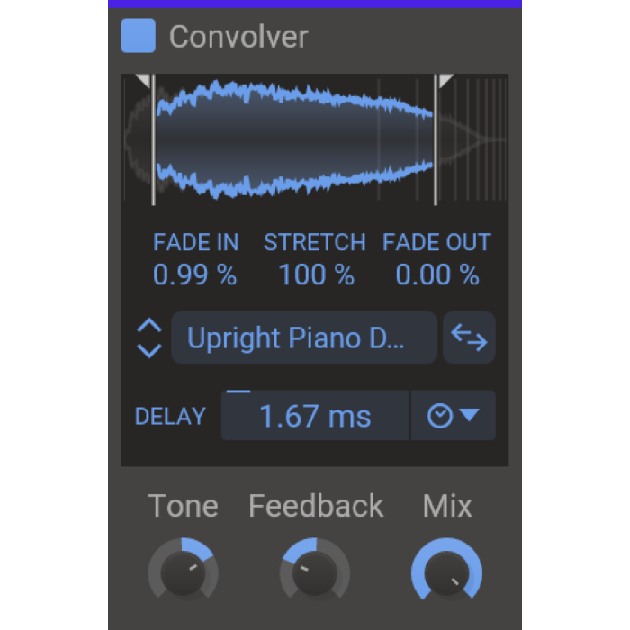 Convolution Reverb com capacidade de carregar arquivos IR - Kilohearts Convolver - Kilohearts  | Reverb-Kilohearts Convolver - Kilohearts  | Reverb ID-86564