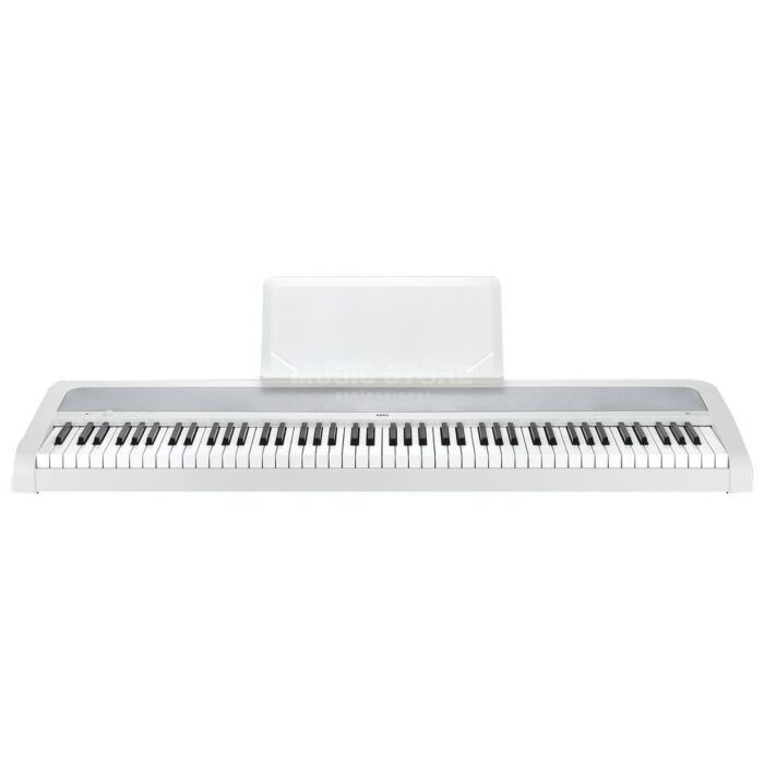 Korg b1 wh com estante stb1 piano digital Piano Digital de 88 teclas, cor branco-korg b1 wh com estante stb1 piano digital ID-4195