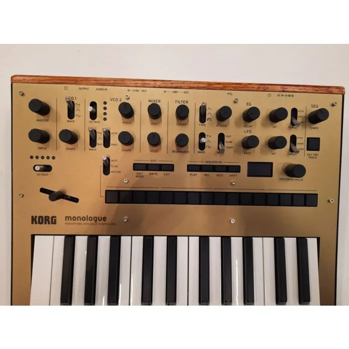 Korg Monologue-gd Sintetizador Analógico - Usado | TeclaCenter In