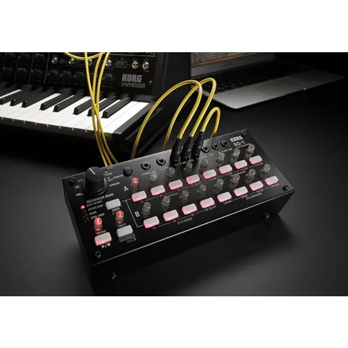 korg ms-20 mini + sq-1 modulo sequenciador analógico
