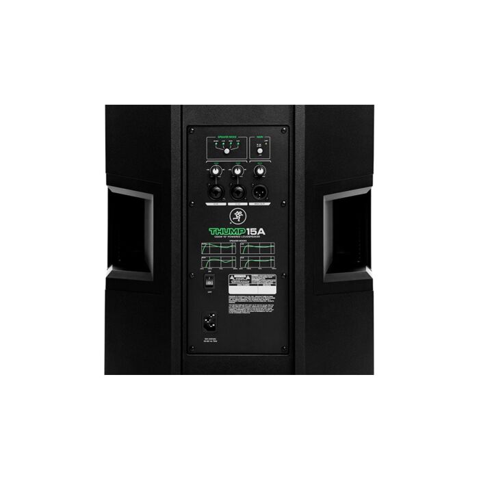 Mackie thump 15 a 1300w 15 ativa bivolt caixa de som Caixa acústica amplificada Mackie Thump 15 A com 1300 Watts de potência total, 1 woofer 15″, 1 driver de compressão 1.4″, mixer integrado de 2 canais, sistema bi-amplificado, alimentação bivolt. -mackie