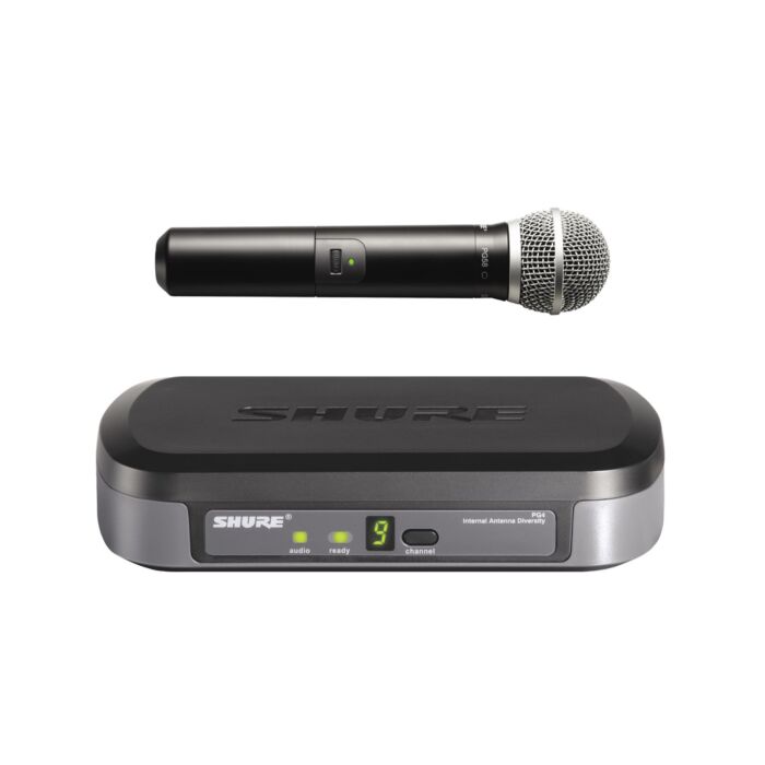 O Shure PG24/PG58 é um microfone de bastão sem fio que oferece qualidade de som excepcional e liberdade de movimento para o usuário. Com uma faixa de frequência de 50Hz a 15kHz, ele é ideal para vocais e apresentações ao vivo. O sistema sem fio possui uma