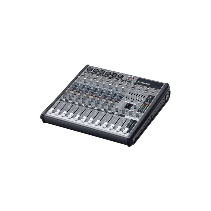 Mixer mackie profx12 12 canais  MIXER MACKIE PROFX12 12 CANAIS COM 16 EFEITOS E INTERFACE USB, 12 CANAIS DE ENTRADA (6 MIC XLR), EQ 3-BAND, PHANTOM POWER, INTERFACE USB PARA GRAVAÇÃO. -mixer mackie profx12 12 canais ID-3181