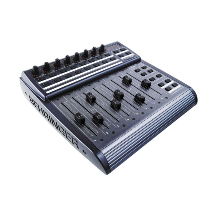 O Behringer BCF2000 é um mixer MIDI versátil e poderoso que oferece controle total sobre seus equipamentos de áudio e software de produção musical. Com 8 faders motorizados, 16 botões rotativos e 32 botões iluminados, você pode facilmente ajustar volumes, O Behringer BCF2000 é um mixer MIDI versátil e poderoso que oferece controle total sobre seus equipamentos de áudio e software de produção musical. Com 8 faders motorizados, 16 botões rotativos e 32 botões iluminados, você pode facilmente ajustar volumes,