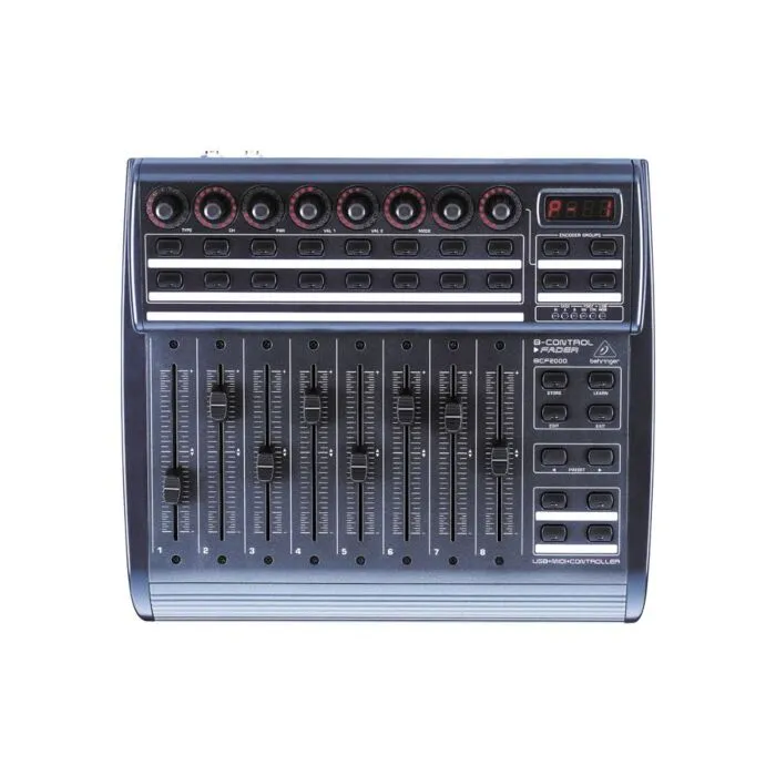 ベリンガー BEHRINGER BCF2000 MIDIコントローラ- Mixer MIDI Behringer BCF2000 com controle total de suas
