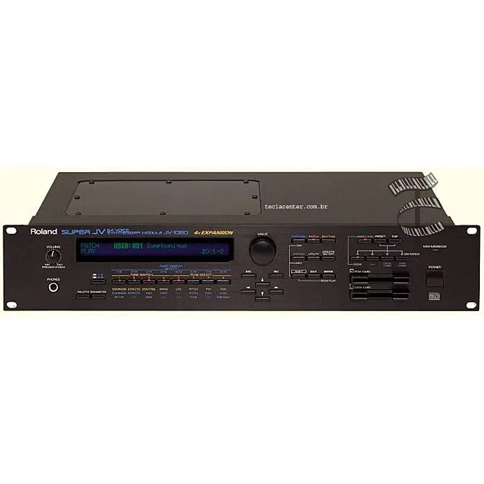 Módulo de sons Roland JV-1080: qualidade e versatilidade em um só