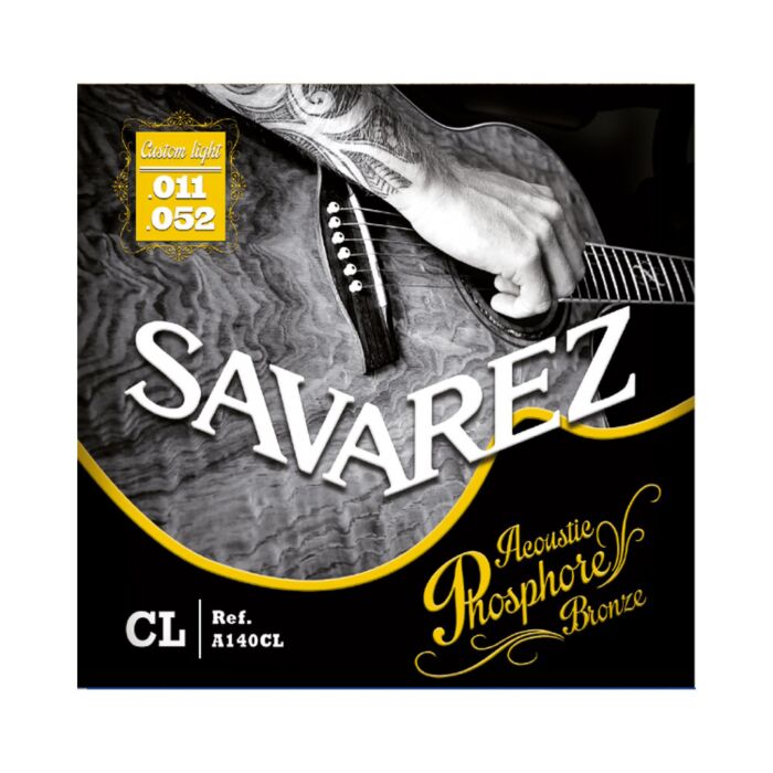 Comprar Encordoamento Violão Aço .011-.052 Savarez P. Bronze A140CL - 1