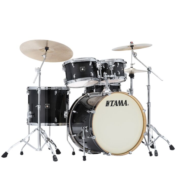 Comprar Bateria Shell Pack (5 Tambores) Bumbo 22 (Preta Transparent Black Burst) Tama Superstar Classic CL52KRS-TPB - 1