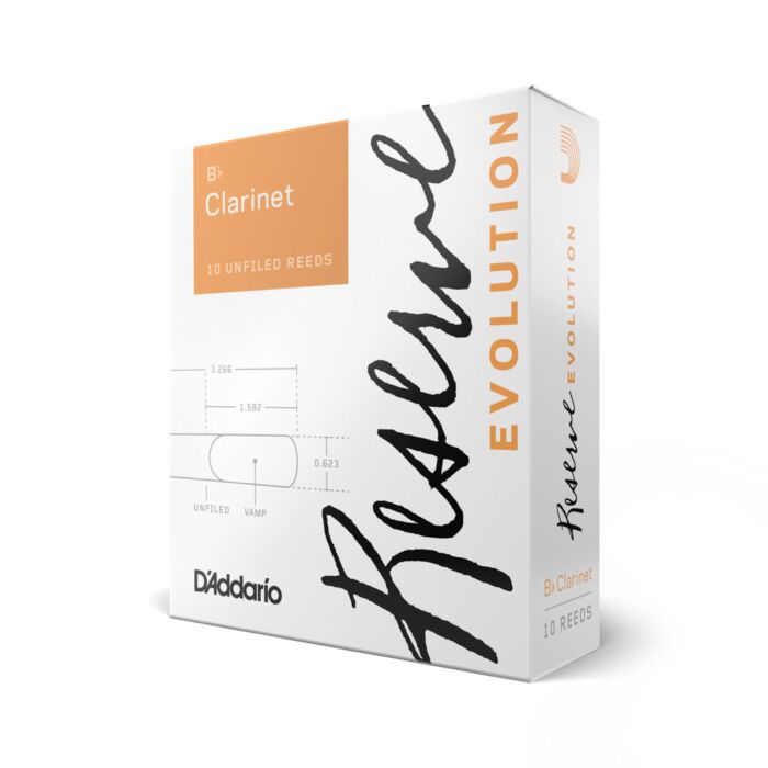 Comprar Palheta Clarineta Bb 2.5 (10 Peças) D Addario Reserve Evolut - 1