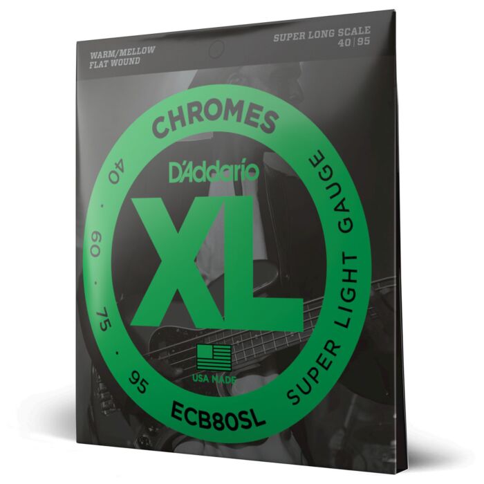 Comprar Encordoamento Baixo 4C 40-95 D Addario XL Chromes ECB80SL - 1