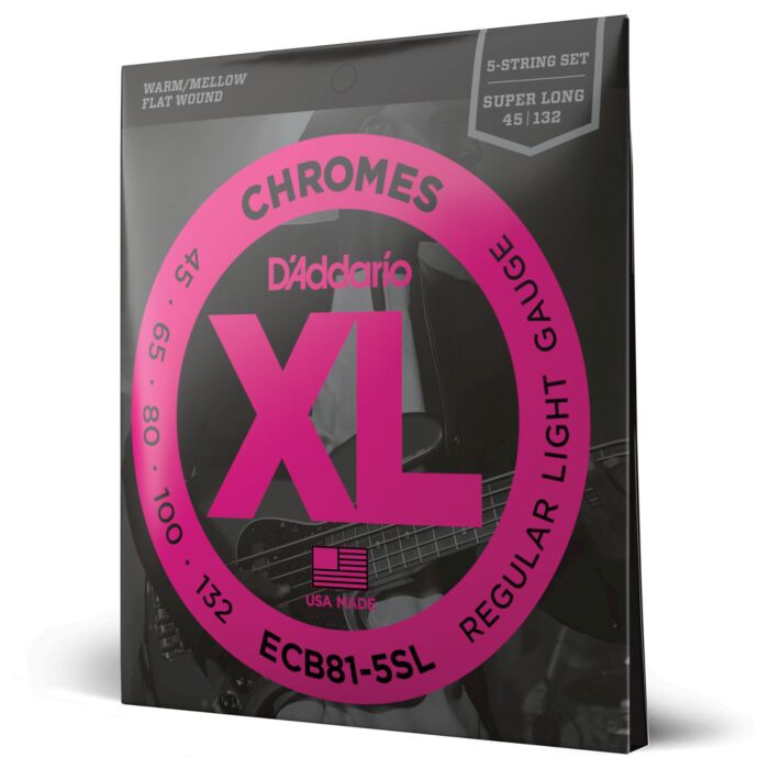 Comprar Encordoamento Baixo 5C 45-132 D Addario XL Chromes ECB81-5SL - 1