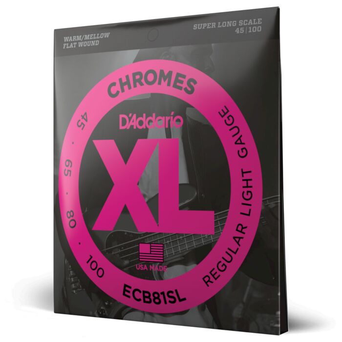 Comprar Encordoamento Baixo 4C 45-100 D Addario XL Chromes ECB81SL - 1