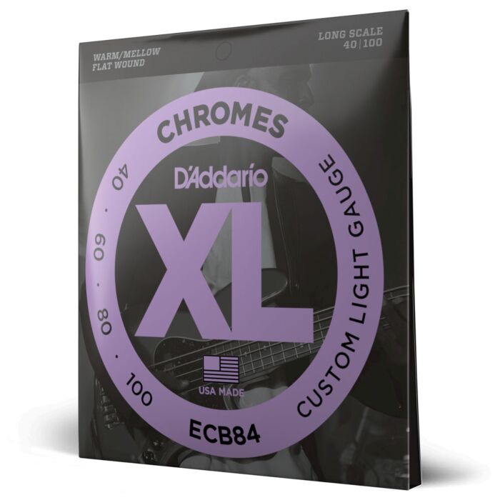 Comprar Encordoamento Baixo 4C 40-100 D Addario XL Chromes ECB84 - 1