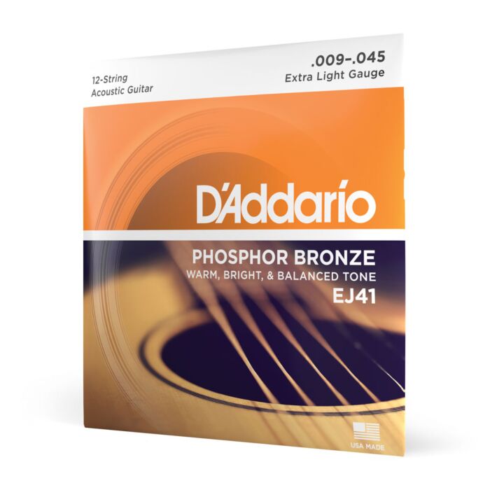 Comprar Encordoamento Violão Aço 12C 09-45 D Addario Phosphor EJ41 - 1