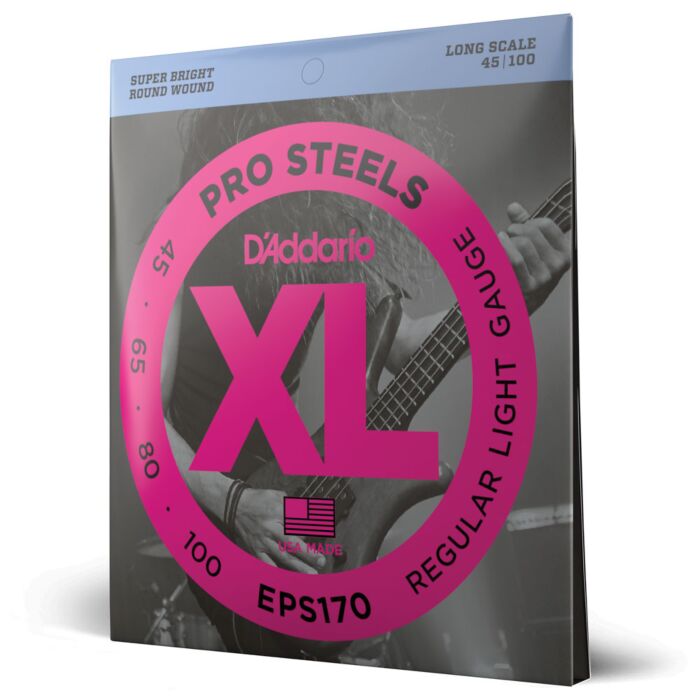 Comprar Encordoamento Baixo 4C 45-100 D Addario XL ProSteels EPS170 - 1