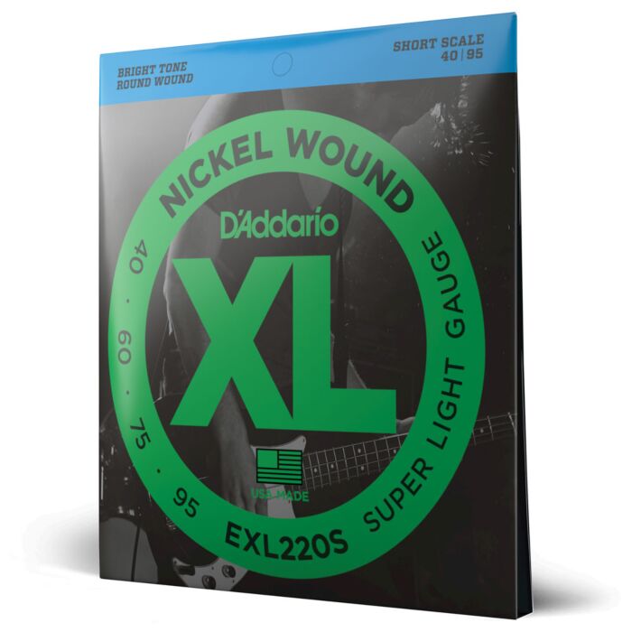 Comprar Encordoamento Baixo 4C 40-95 D Addario XL Nickel EXL220S - 1 Comprar Encordoamento Baixo 4C 40-95 D Addario XL Nickel EXL220S - 1