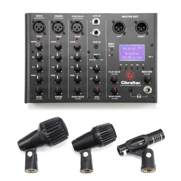 Comprar Sistema Monitor Para Bateria Com Microfones Gibraltar GDMS - 1