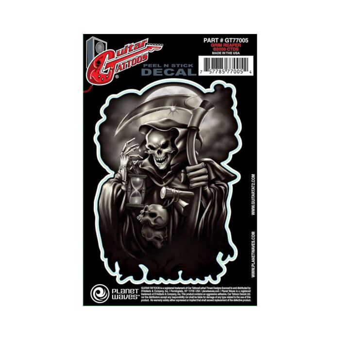 Comprar Adesivo Para Guitarra Grim Reaper Tattoo D Addario GT77005 - 1