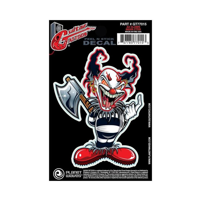 Comprar Adesivo Para Guitarra Axe Clown Tattoo D Addario GT77015 - 1