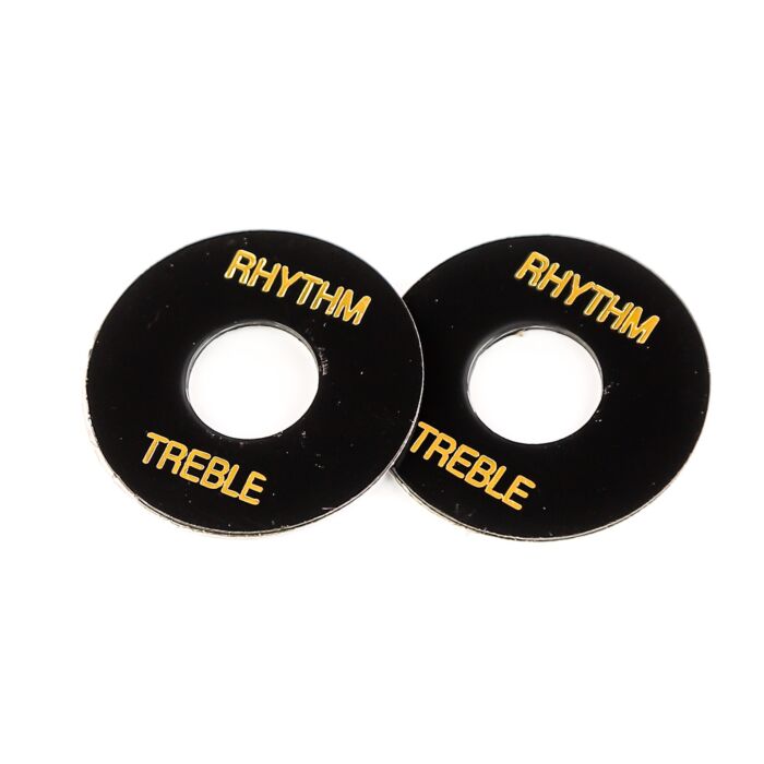 Comprar Escudo Chaves Seletoras Preta LPaul (2 Peças) Spirit PTGC-BK - 1