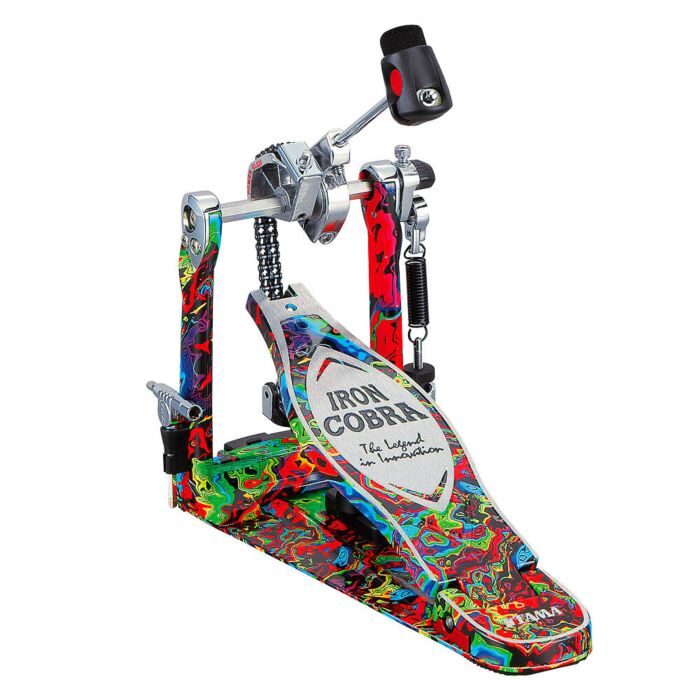 Comprar Pedal Simples Edição Limitada 50 Anos Psychedelic Rainbow Tama Iron Cobra 900 Power Glide 50th Anniversary HP900PMPR - 1