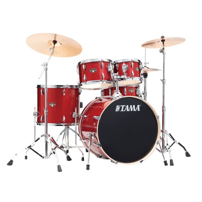 Comprar Bateria Completa (5 tambores) Bumbo 22 (Vermelha BRM) Tama Imperialstar IP52H6W-BRM - 1