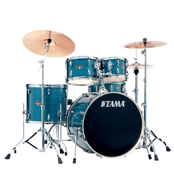 Comprar Bateria Completa (5 tambores) Bumbo 22 (Azul HLB) Tama Imperialstar IP52H6W-HLB - 1