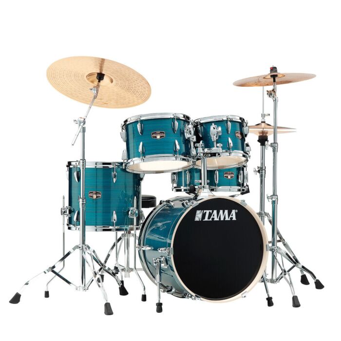 Comprar Bateria Completa (5 tambores) Bumbo 18 (Azul HLB) Tama Imperialstar IP58H6W-HLB - 1