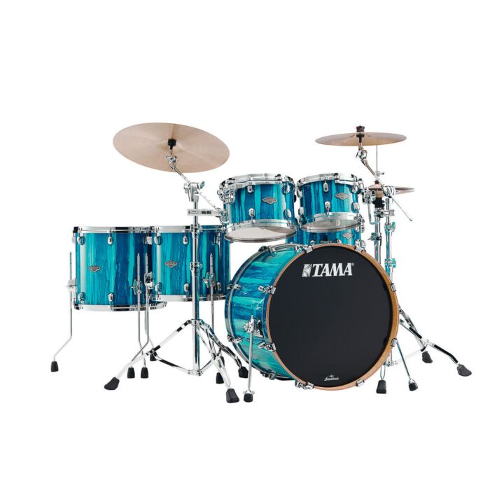Comprar Bateria Shell Pack (5 tambores) Bumbo 22 (Azul Sky Blue Aurora) Tama Starclassic Performer MBS52RZS-SKA - 1