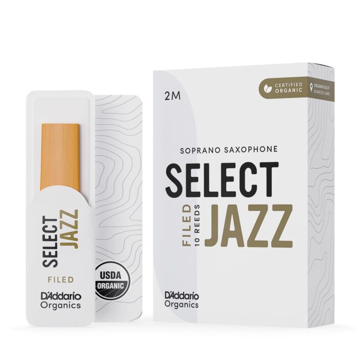 Comprar Palheta Sax Soprano 2M (10) DAddario Organic Select Jazz modelo ORSF10SSX2M - 1
