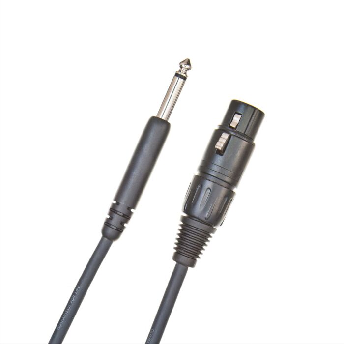 Comprar Cabo Microfone P10-XLR Fêmea D Addario Classic PW-CGMIC-25 - 1