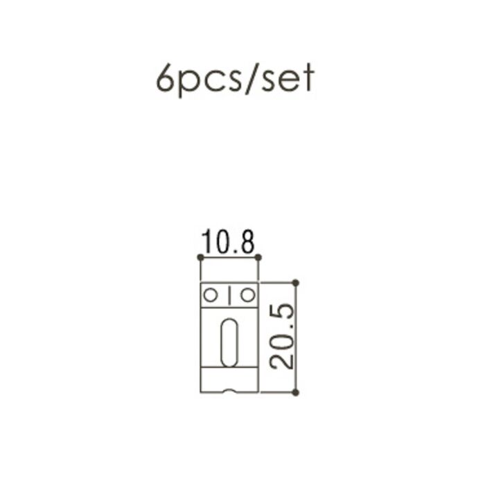 Comprar Saddles Ponte Instrumentos Niquelado (6 Unidades) S108 N - 1